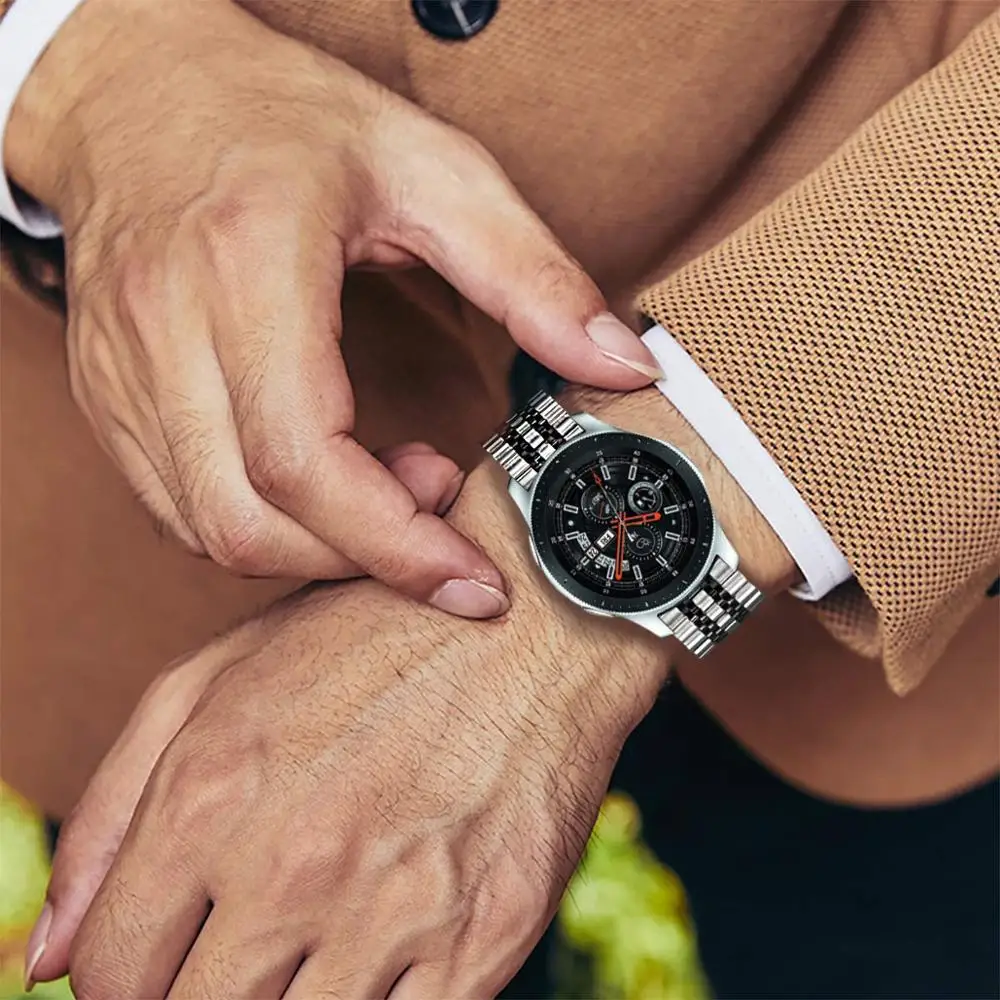 Metal Wrist Strap for Xiaomi Huami Amazfit GTR 47mm 42mm Stainless Steel Bracelet for Amazfit Bip lite/Stratos 2 2S / Pace Band