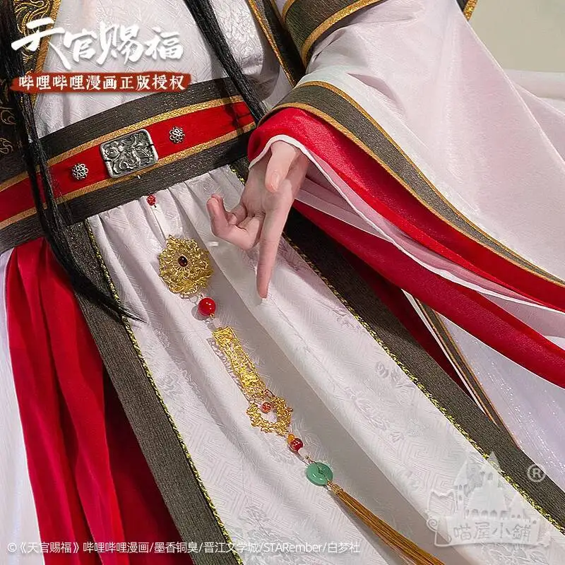 Фото Косплей Xie Shen Lian Yue Костюм Антикварный роман Tian Guan Ci Fu Платиновый павлин Косплей Костюмы Hanfu Китайские древние костюмы №4