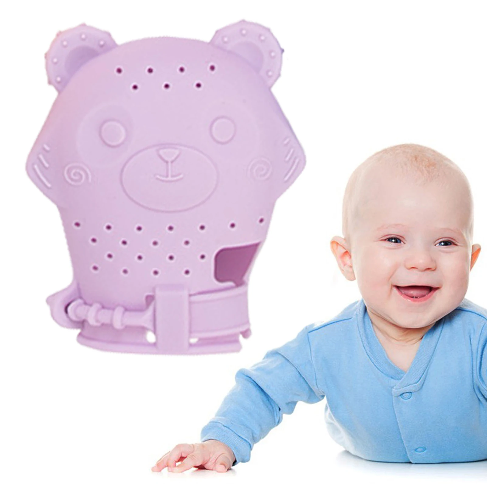 

Детская игрушка-прорезыватель для зубов в форме медведя