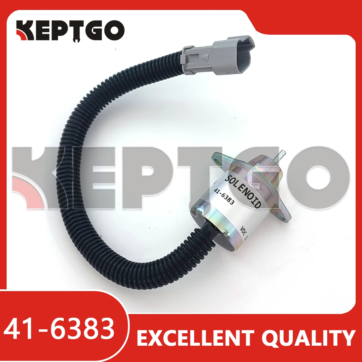 Фото Соленоод остановки остановки 12 В TK 41-6383 для Thermo King Yanmar 41-4306 1503ES-12S5SUC11S SA-4920 SA-4564 SA-4817 129486-77954 №3