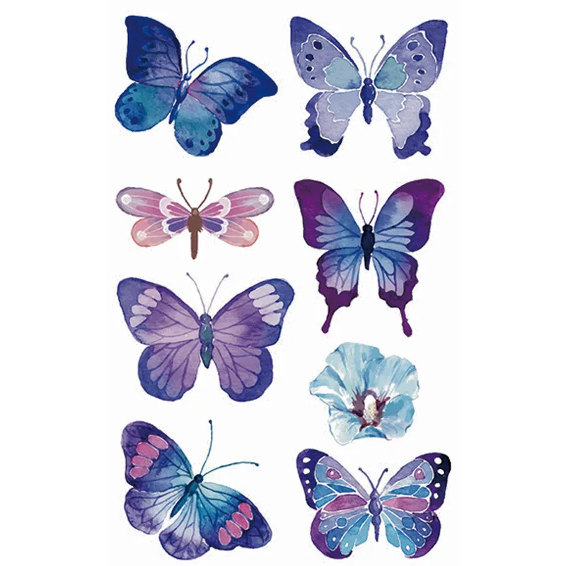 

Body Stickers Waterproof Butterfly Temporary Tatoos Cute Pattern Fake Tattoo For Kids|Boys Girls|Children Toddler Teens