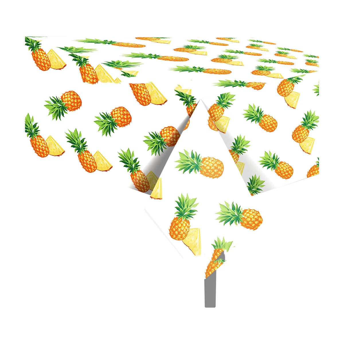 

Pineapple Birthday Tablecover Pineapple Hawaii Summer Parti Tablecloth Happy Tropic Hawaii Birthday Party Supplies