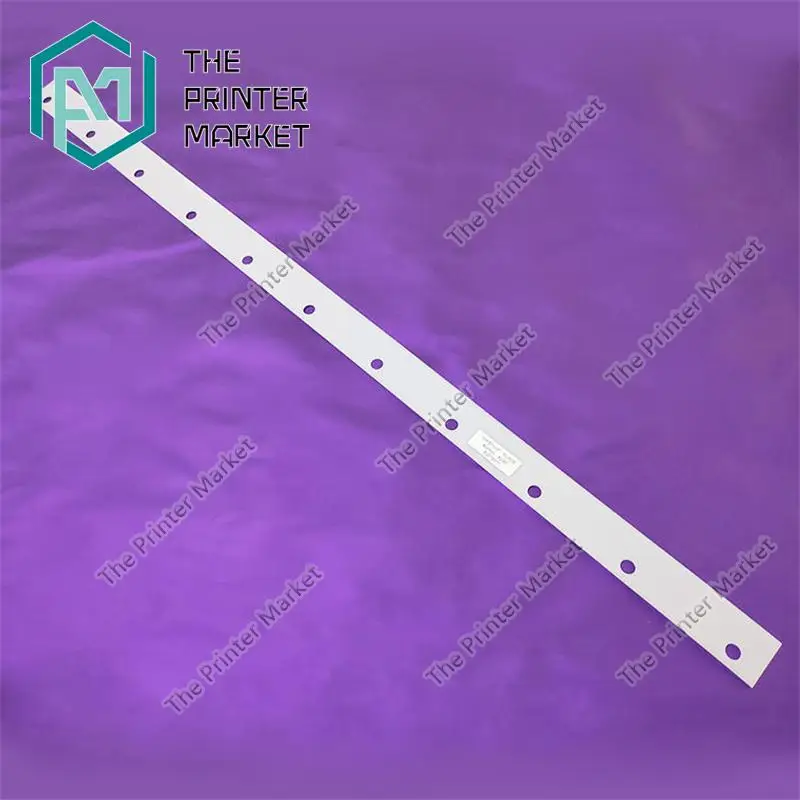 

10Pc White Plastic Wash Up Blade 820*36mm 11 Holes For Komori Offset Printing Machine 820×36mm