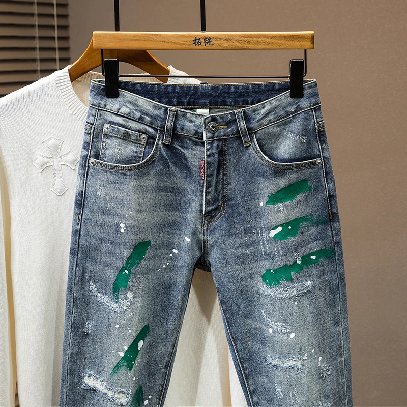 Модные уличные персонализированные красочные дизайнерские штаны в стиле хип-хоп