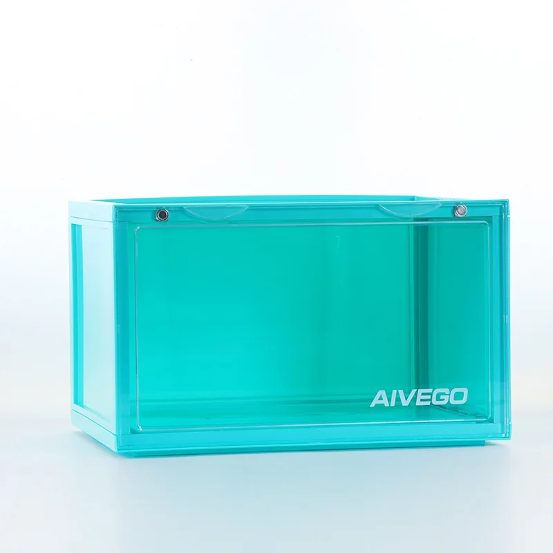 

1416- thickened dustproof shoe organizer box superimposed combination shoe cabinet
