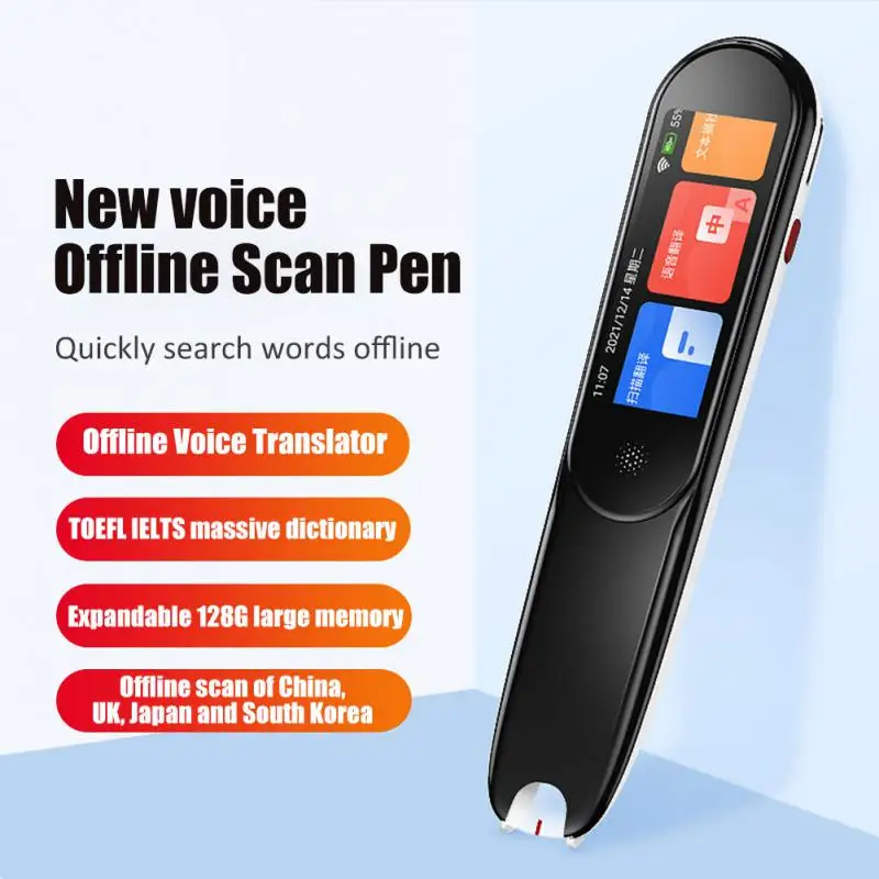 

X1 Portable Pen Scanner Languages Offline+WIFI Translation Pen Scanning Translation Pen Suit For Business Travel Abroad
