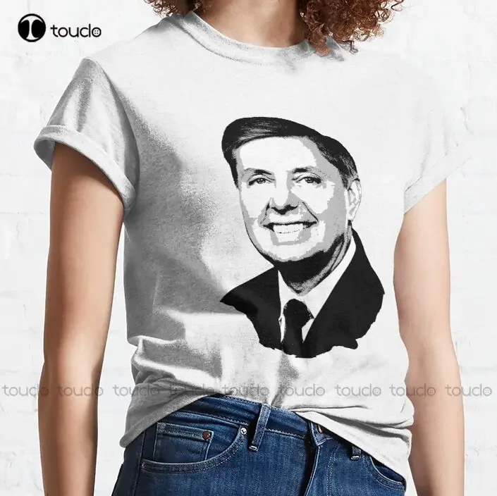 Классическая футболка Lindsey-Graham с рисунком модные креативные забавные футболки