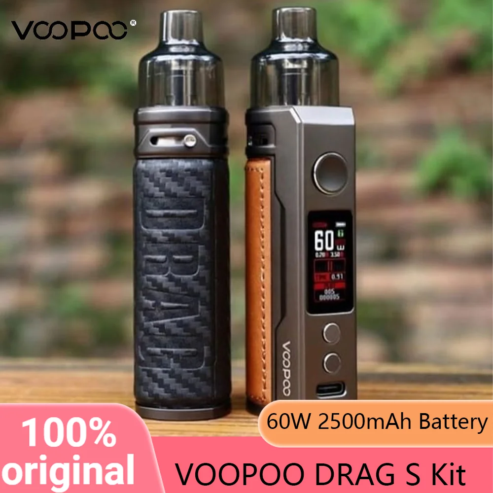 

Оригинальная электронная сигарета VOOPOO DRAG S 60 Вт с батареей 2500 мАч