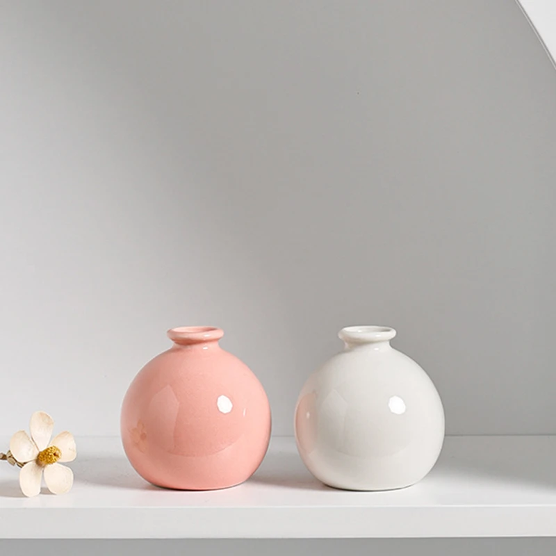 

Japanese-style Flower Vase Ceramic Flower Pot Decoration Home Home Decoration Crafts Tabletop Ornament Simplicity Small Vase