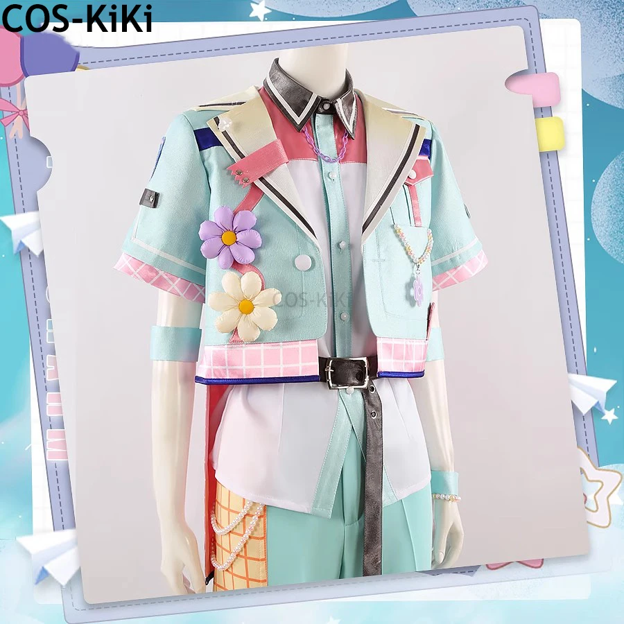 COS-KiKi Ensemble Stars Happy Charm Akehoshi Subaru/Harukawa Sora/Sazanami Jun игровой костюм униформа косплей
