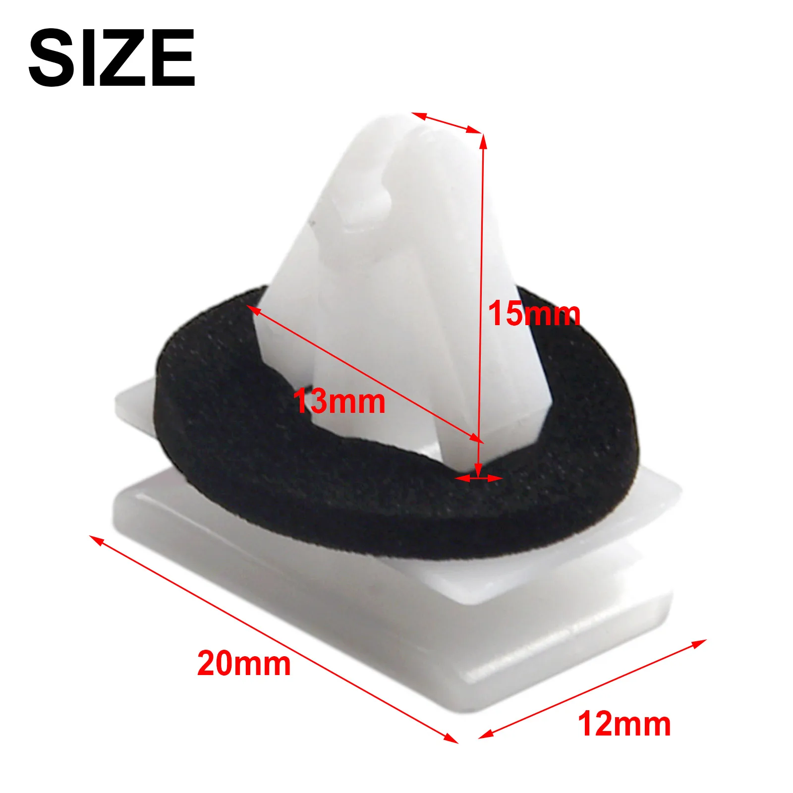 10 шт. клипса для автомобильного крыла Ford Edge 06-21 ForFiesta(08-21)