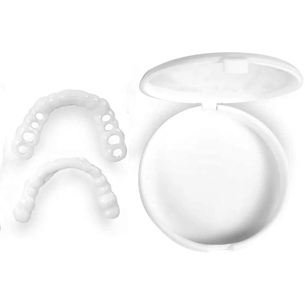 Новые силиконовые виниры для зубов отбеливающие зубные протезы временные