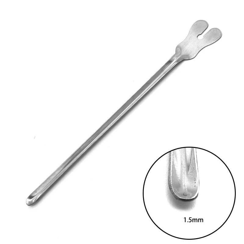 

Grooved probe guide, stainless steel sheet guide, general purpose type for experiment of removing objects