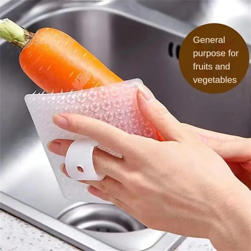 Fruit And Vegetable Brush Silicone Pot Dishes Cleaning Multifunctional Potato Carrot Easy Clean Kitchen Tools