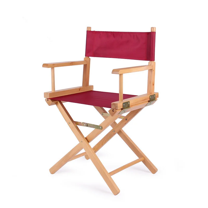 

Oaktafair Wood Director Chairs Folding Lightweight Outdoor Furniture Portable Foldable Camping Beach Chair Wooden