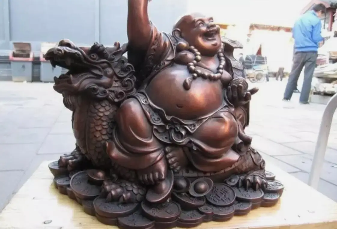 Женская статуя дракона Yuanbao
