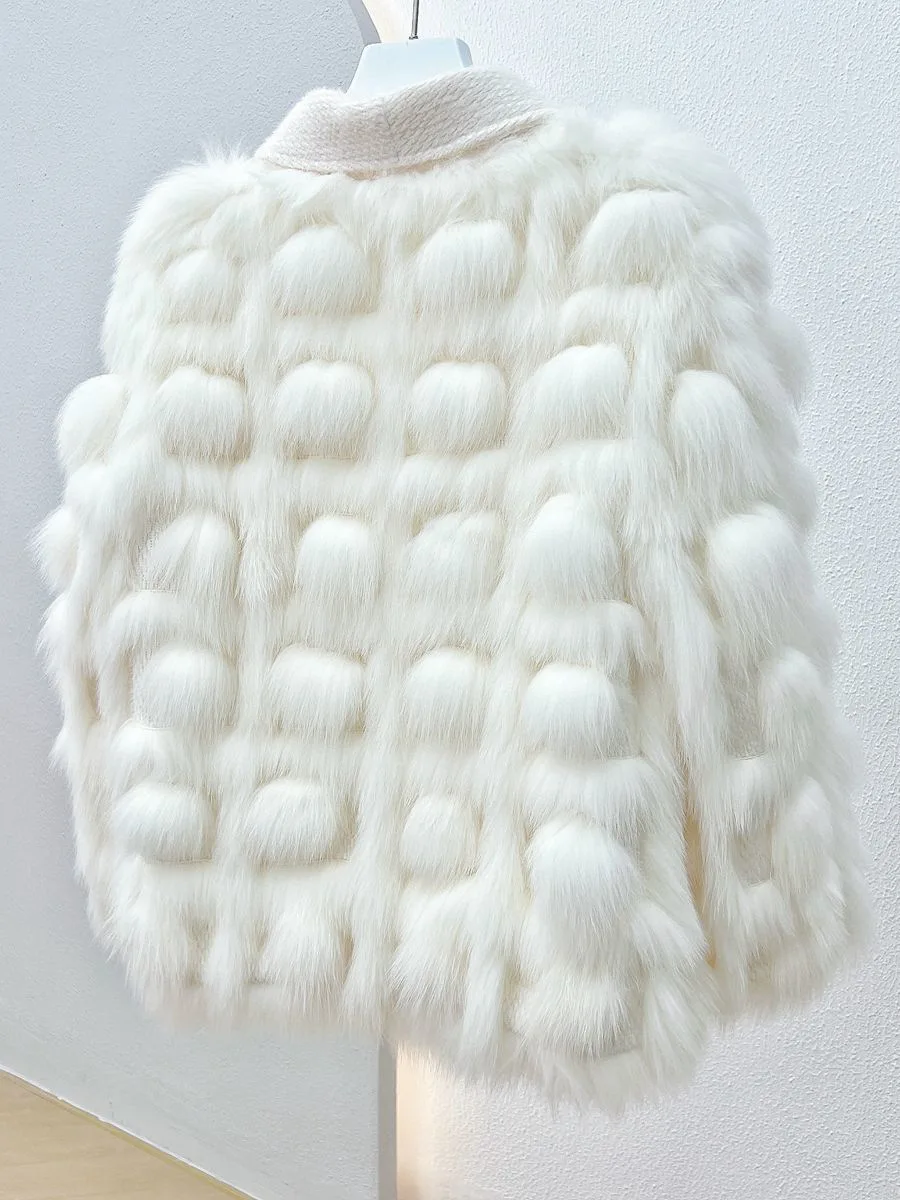 Short fur coat women's young car slim sweater Mao Mao coat