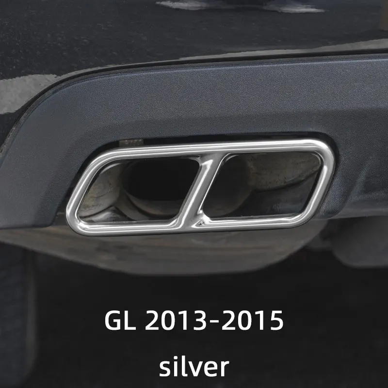 

Для Mercedes Benz S R Class W221 W222 V222 X222 W251 GL X166 X164, автомобильный хвост, четыре выхлопных трубы, рамка, внешняя отделка, аксессуары