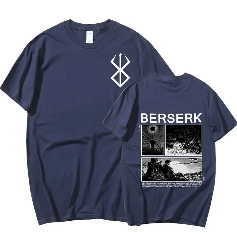 Футболка мужская двусторонняя с принтом модная рубашка рисунком манга меча