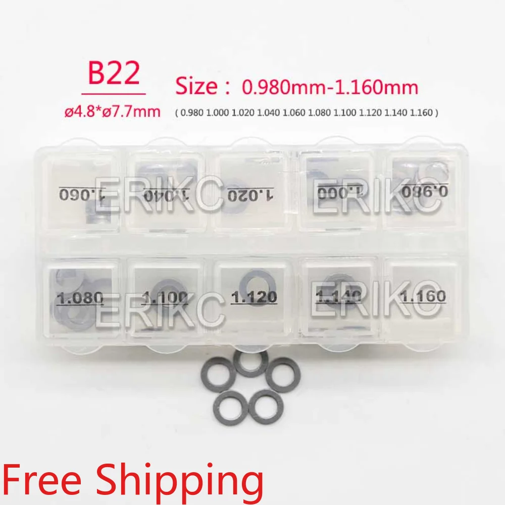 

50PCS/Lot B17 0.98mm-1.16mm Common Rail Diesel Injector Washer Shims for BOSCH
