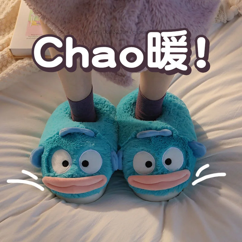 Женские плюшевые тапочки Sanrio Hangyodon