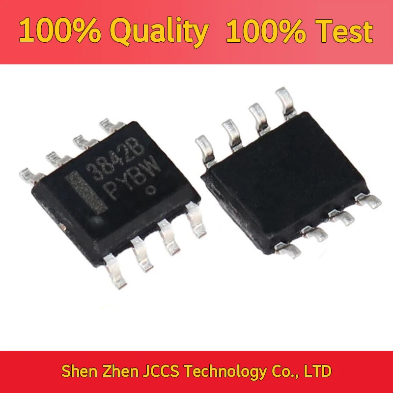10 шт. UC3842 SOP8 3842B SOP UC3842A UC3842B 3842 SOP-8 SMD новый и оригинальный чипсет IC