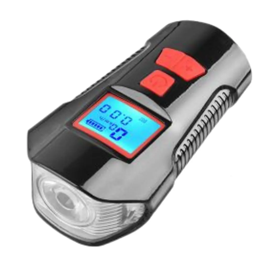 

Велосипедный компьютер фонарик цифровой дисплей Водонепроницаемый руль Спидометр с регулируемой яркостью головной светильник велосипедный инструмент