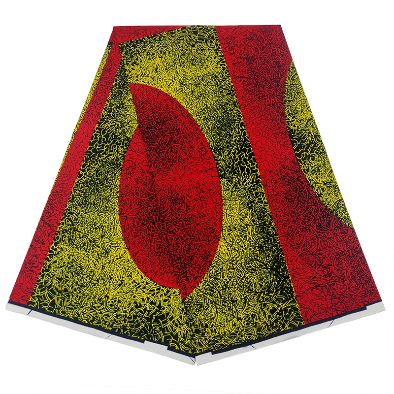 

Гарантированная Настоящая Африканская восковая ткань для принтов, ткань в стиле Ганы, восковая ткань Анкары, 100% хлопок, мягкий нигерийский батик, HS0423