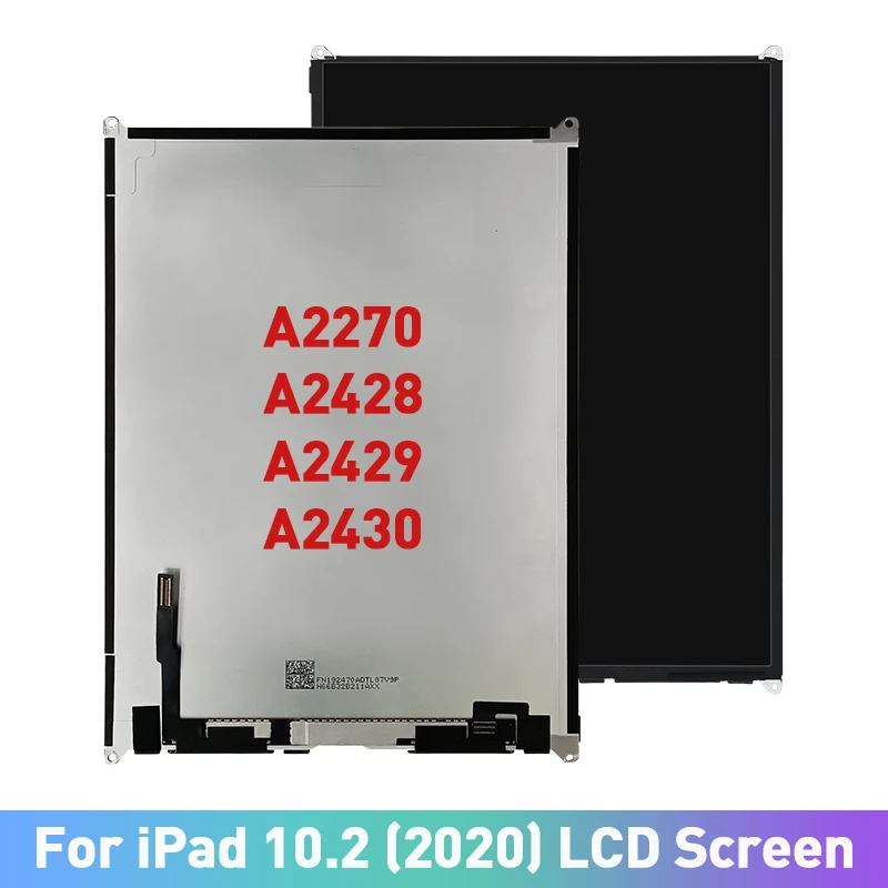 For iPad 10.2 (2020) LCD Touch Screen Replacement Wholesale Price From Factory Display Quality Screen A2270 A2428 A2429 A2430