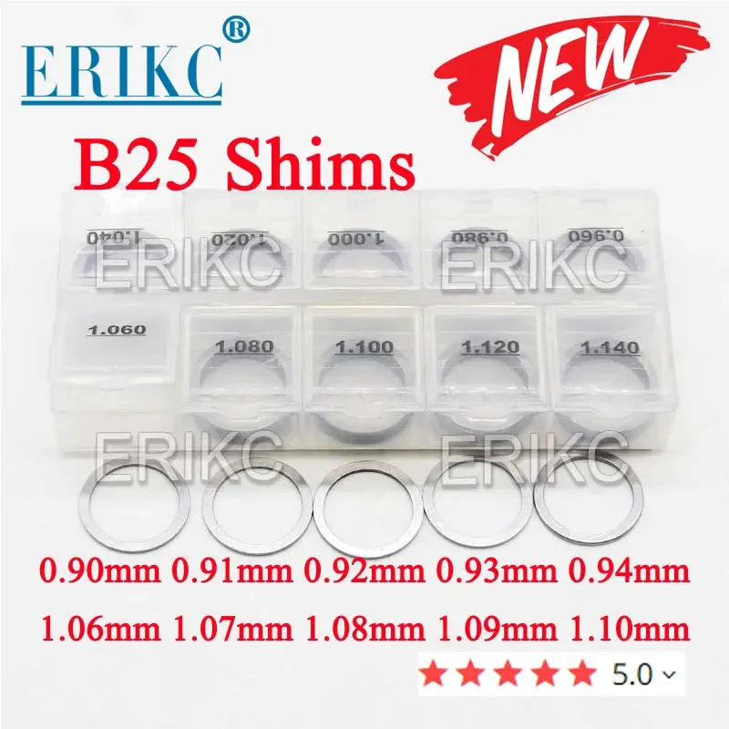 

B25 Шайба клапана форсунки 0,90 мм 0,91 мм 0,92 мм 0,93 мм 0,94 мм 1,06 мм 1,07 мм 1,08 мм 1,09 мм 1,10 мм Калибровочные подъемные прокладки
