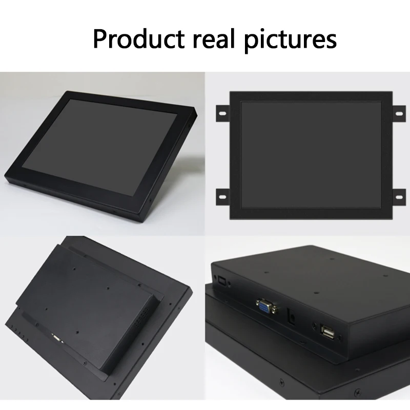 Промышленный ЖК-дисплей 19 21 5 23 6 дюйма монитор планшетной панели VGA DVI USB с