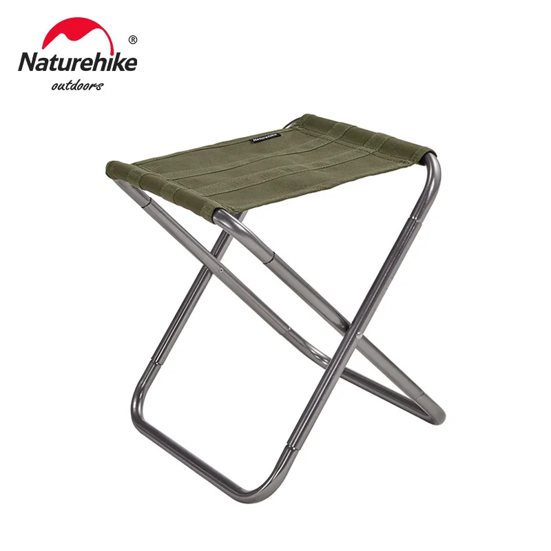 Aluminium Folding Fishing Stool Collapsible Camping Seats Hiking Stool Nh17z012-l