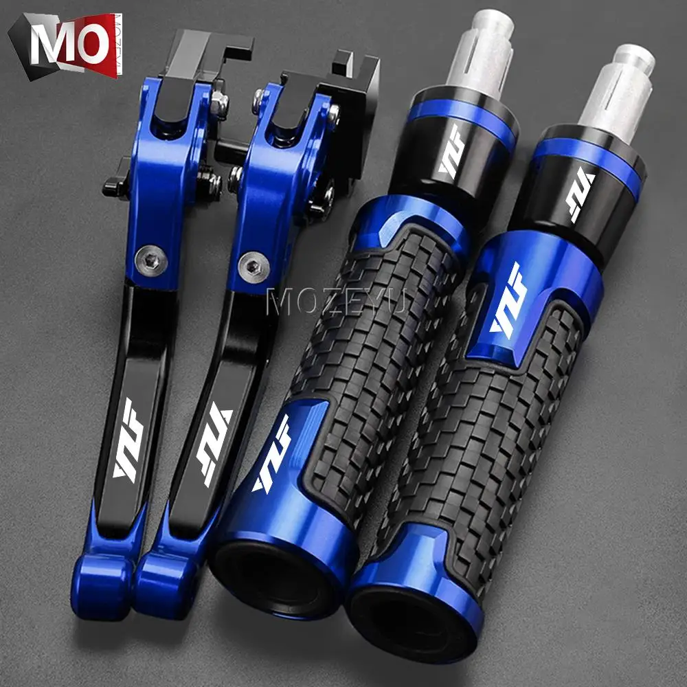 

For yamaha YZFR1 YZFR7 YZFR6 YZFR125 YZFR25 YZFR3 YZFR15 R1 R6 R7 R125 Motorcycle Brake Clutch Lever Handle grips End "YZF" LOGO