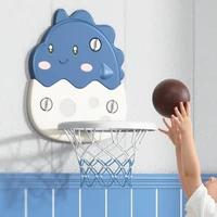 dropshipping compact kid basketball kit strong absorption suction cup design whale shape basketball hoop kit for home