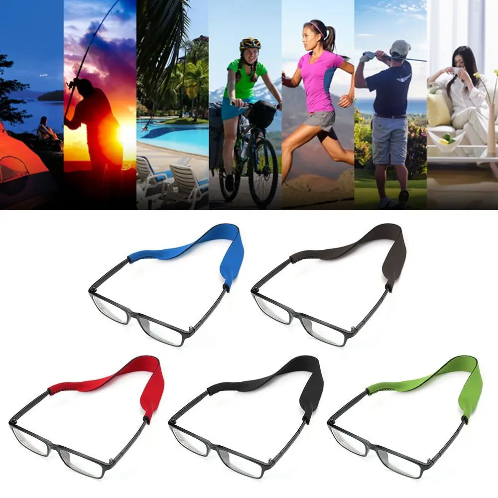 

Adjustable Interchangeable Sports Holder Glasses Strap Sunglasses Rope Neck Cord Eyeglasses String