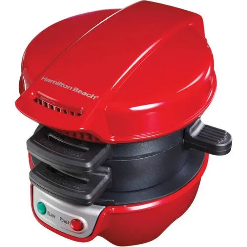 

Breakfast Sandwich Maker, Red, 25476