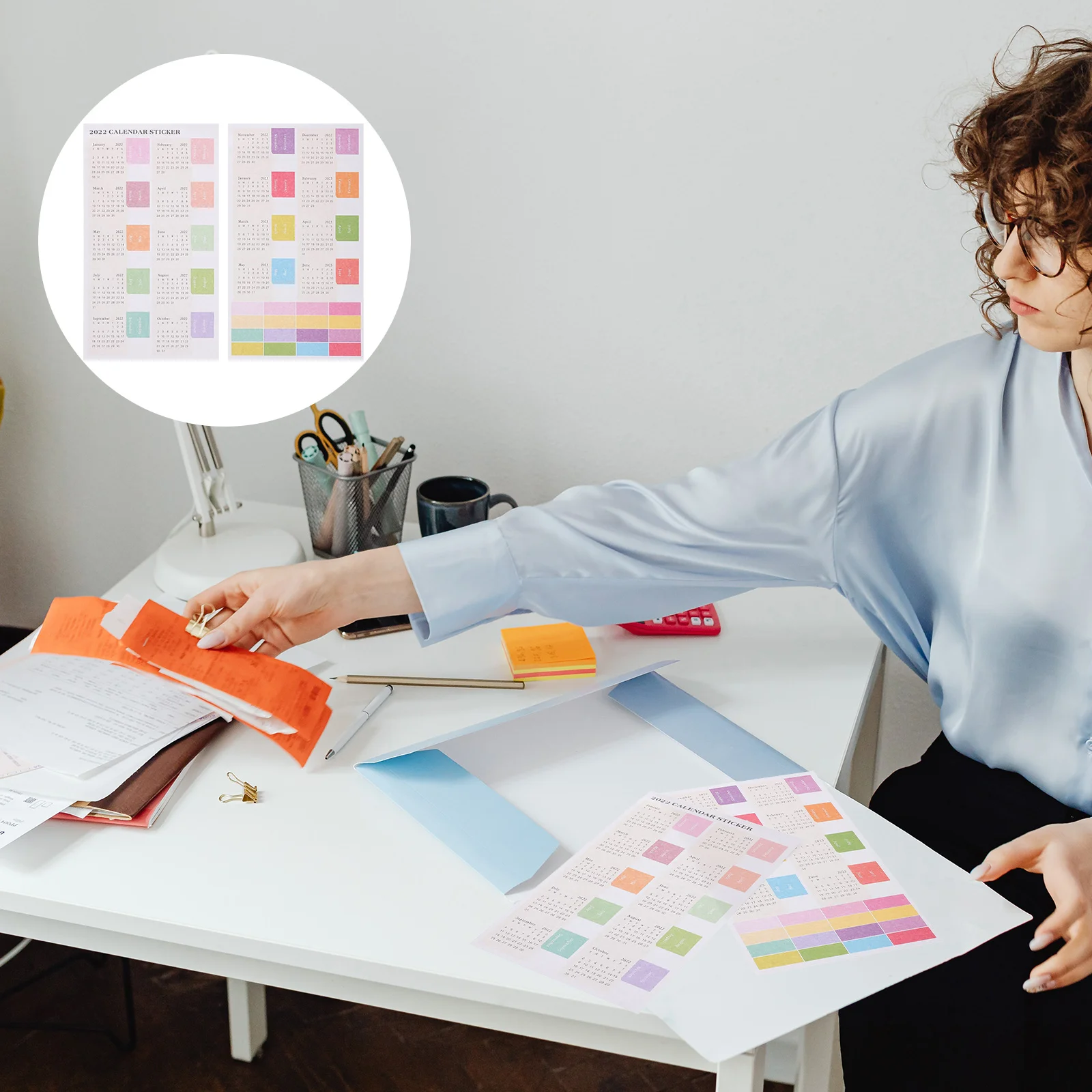 

Planner Tabs Sticky Calendar Monthly Notes Adhesive Decal Sticker Stickers Memo Supplies Message Divider Dividersdiy Neon Page