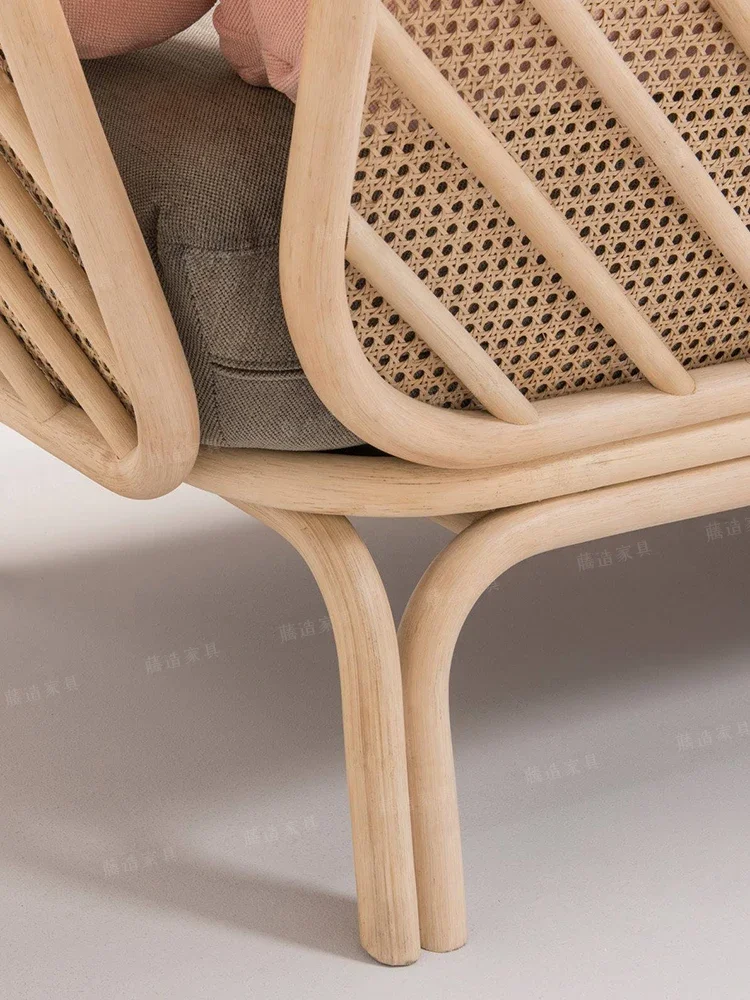 Двойной диван из Индонезии сочетание чайного столика для отдыха комнаты