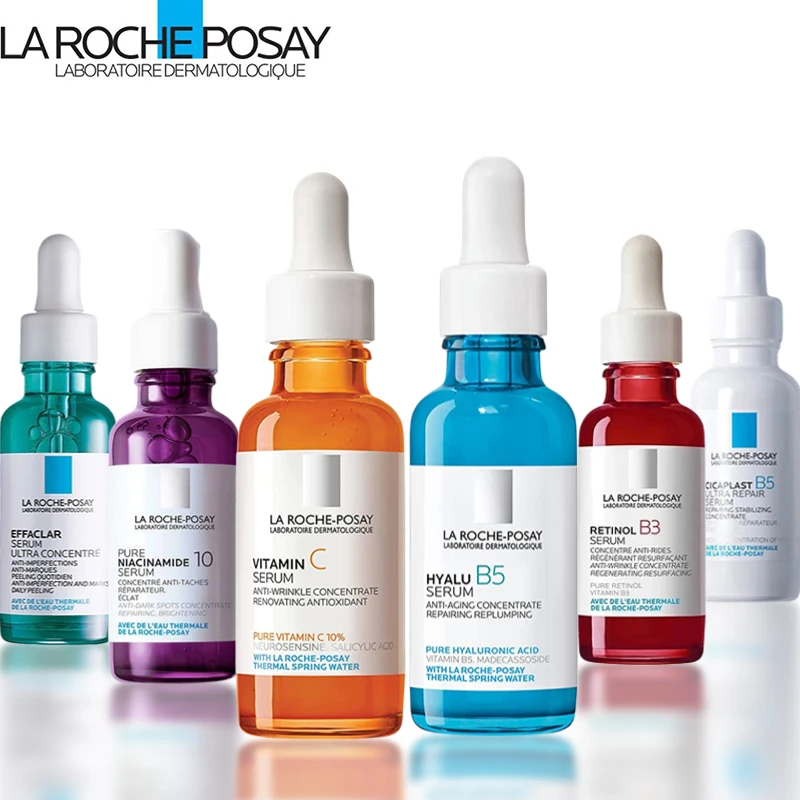 

Original 30ml La Roche Posay Serum CICAPLAST B5/ PURE VITAMIN C10 / RETINOL B3/ HYALU B5/ EFFACLAR Serum/ NIACINAMIDE 10 Serum
