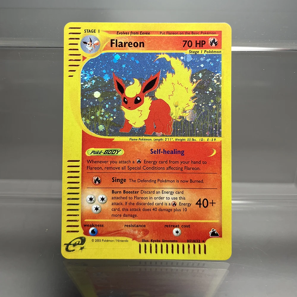 Фото Карты PKM Charizard Steelix Celebi Карты из одиночной фольги Magneton Gengar Классические игровые коллекционные карты Прокси-карты PTCG №3