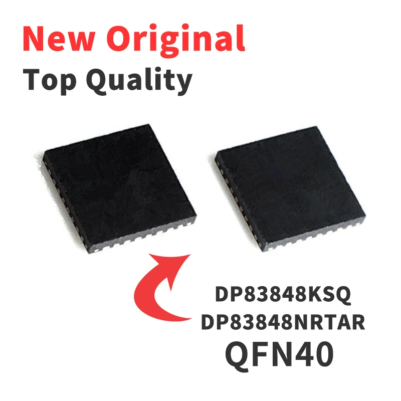 

Чип DP83848KSQ DP83848NRTAR DP83848N 83848N WQFN40 QFN40 SMD, чип IC, новый оригинальный