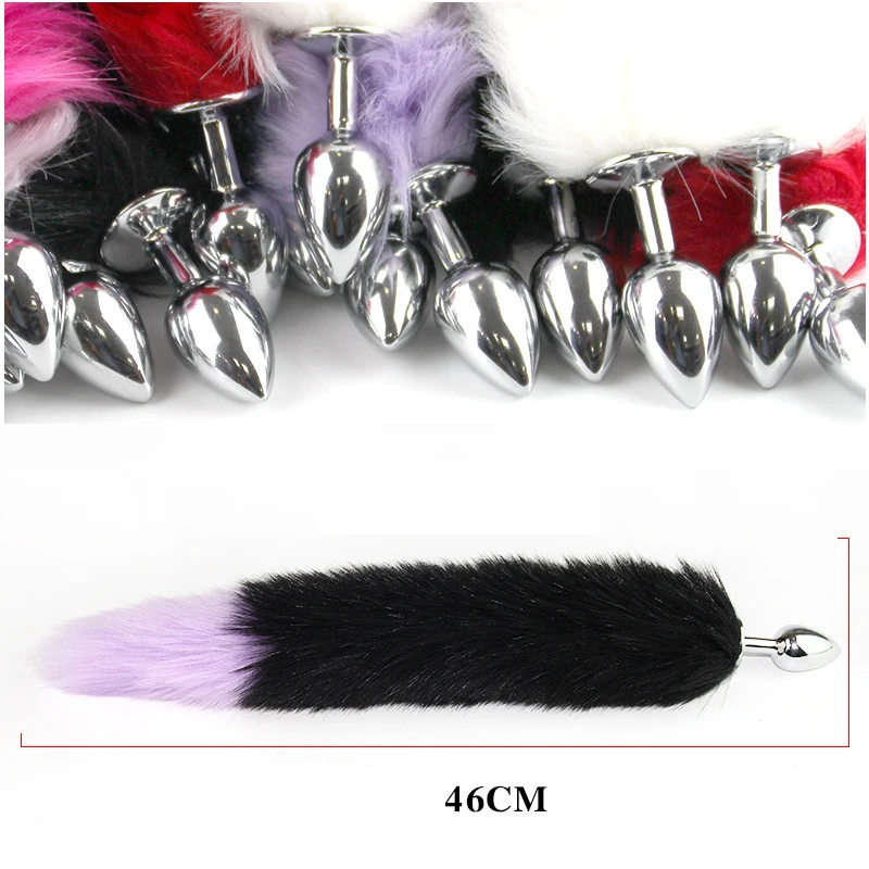 Анальная пробка лисий хвост 40 см |