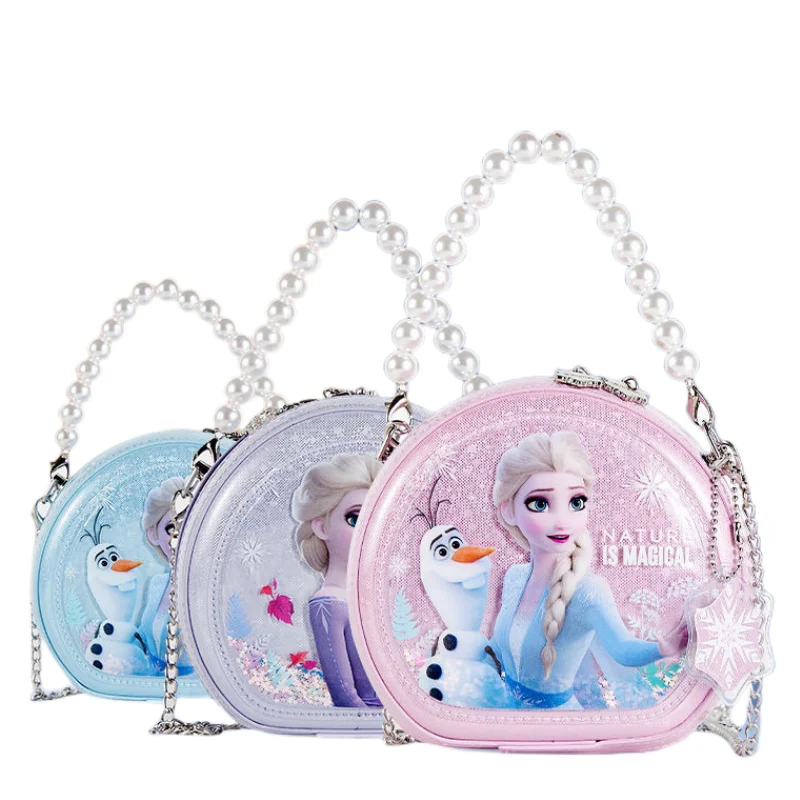 

Frozen Cartoon Elsa Kawaii Little Girl Personality Fashion Children's Portable Messenger Western Style Cute Princess Bag Gift