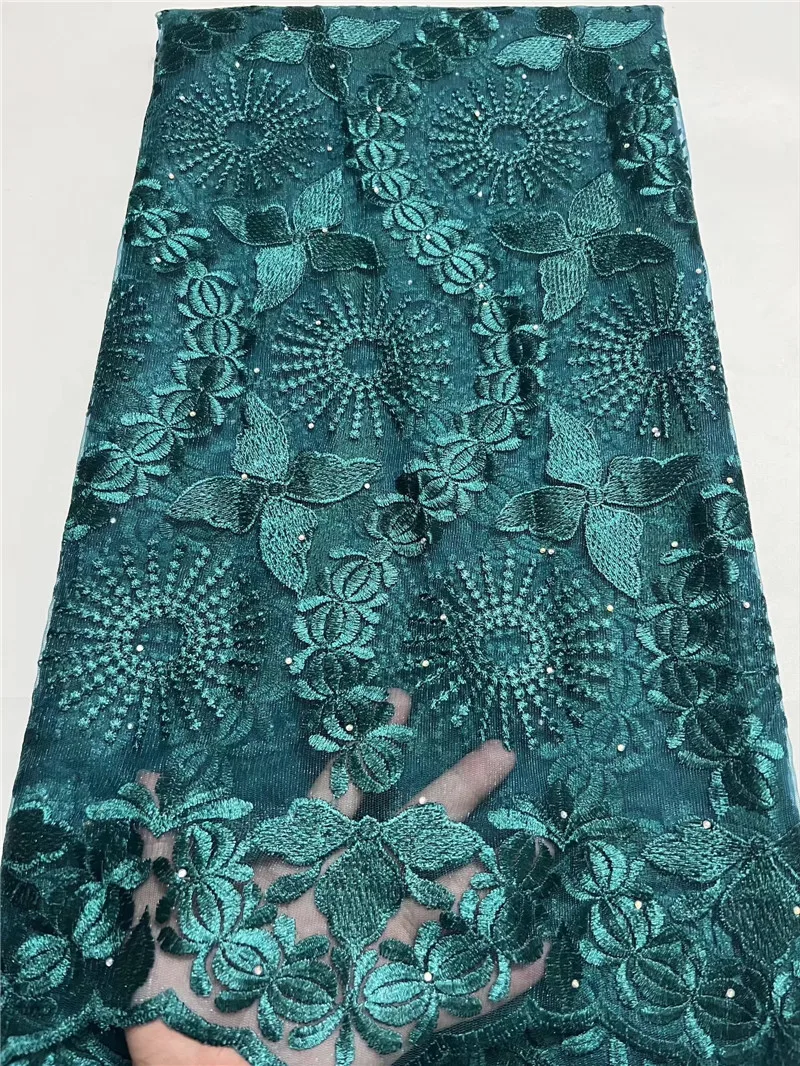 Новейшие африканские кружевные ткани вышитая африканская французская кружевная