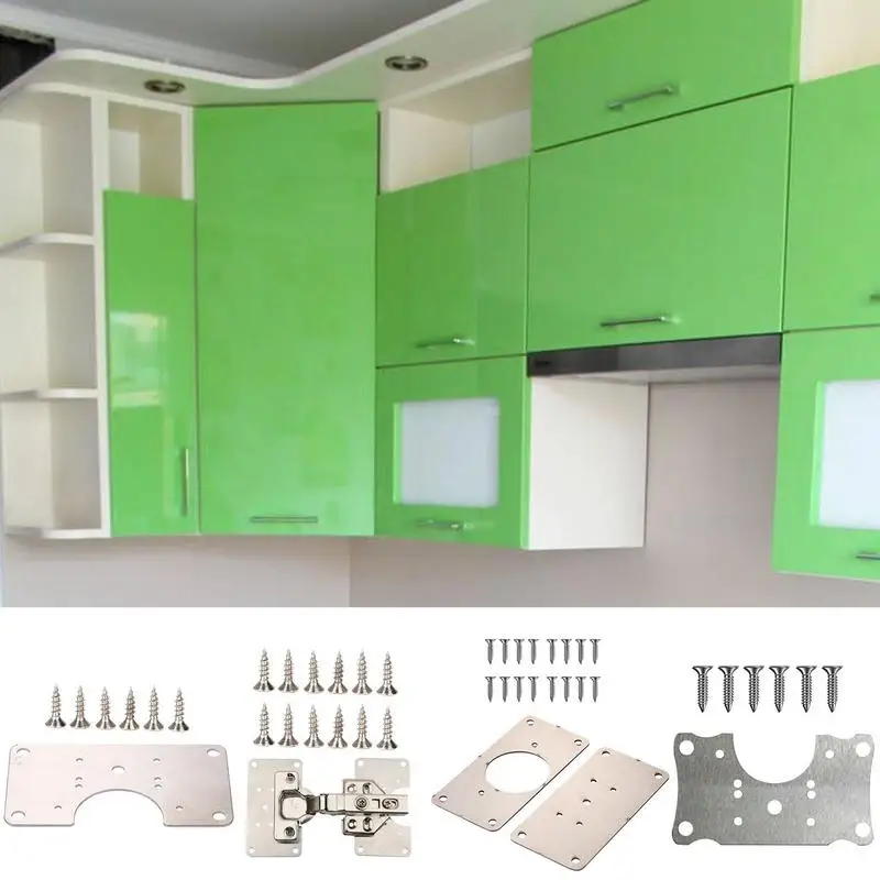 

Лучший Многофункциональный шарнир из нержавеющей стали, ремонтная пластина для дверей, кухонных шкафов, шкафов, мебель, домашние инструмен...