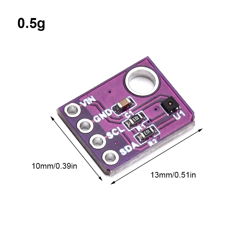 

SHT40 Digital Temperature and Humidity Sensor Module WCMCU-40 Temperature and Humidity Sensor Tap Weather