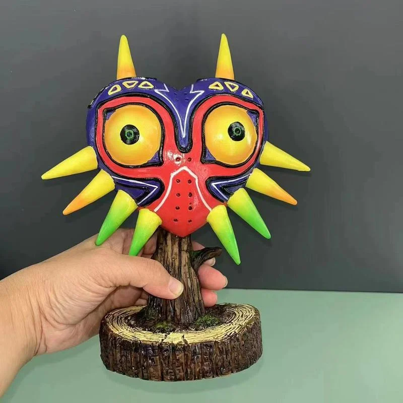 

24 см маска маджора в игре реальная модель с четырьмя фигурами статуя обновленная версия подарки для любителей коллекционирования