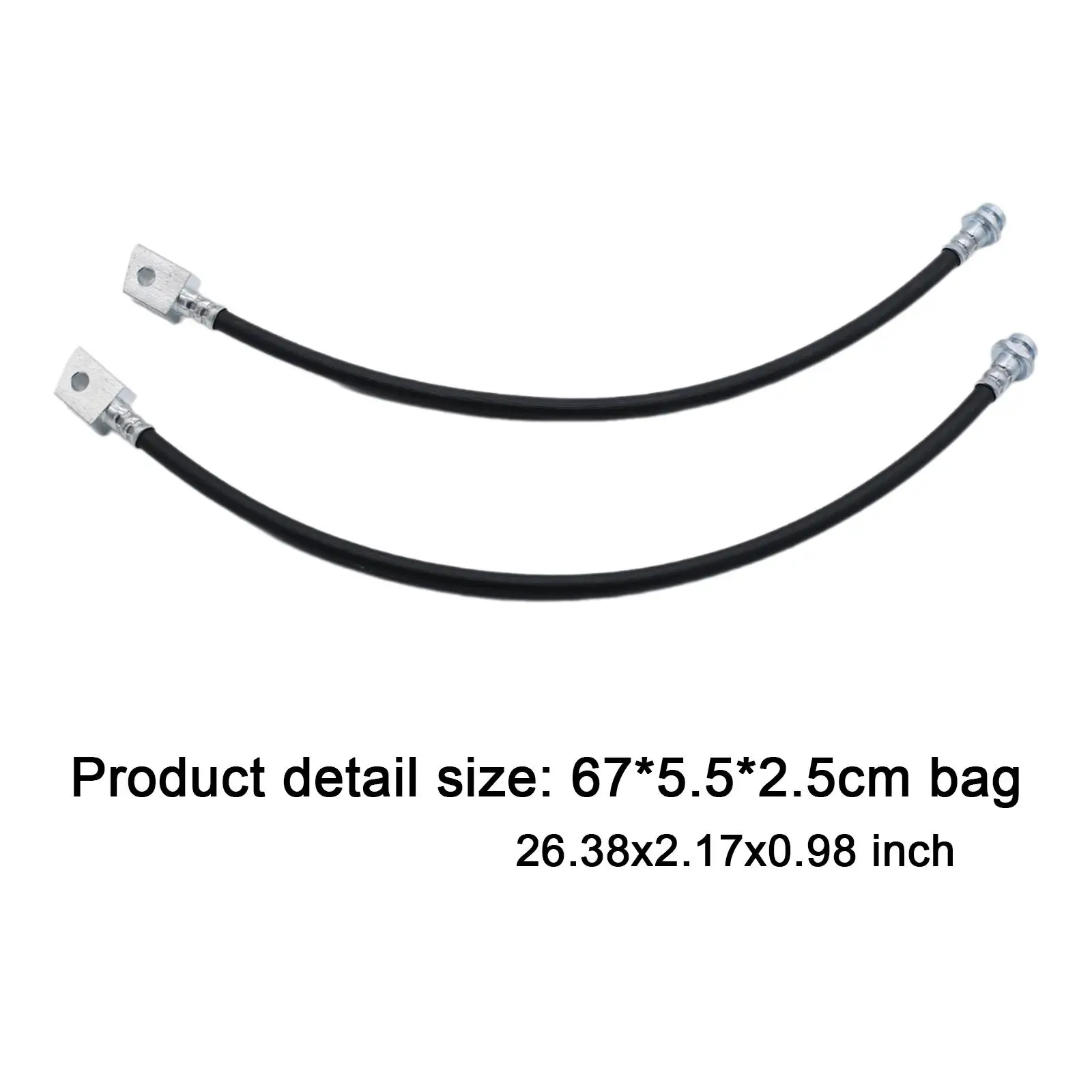 2 удлиненных тормозных магистрали сменный комплект шлангов ZPN-02034 аксессуары в