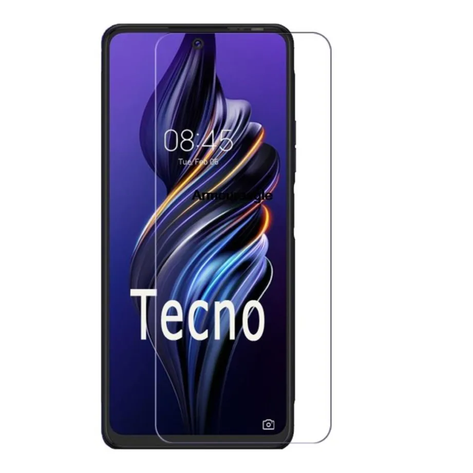 2 5d полный клей для tecno pova 3 защитная пленка из закаленного стекла 9 часов ЖК-экрана