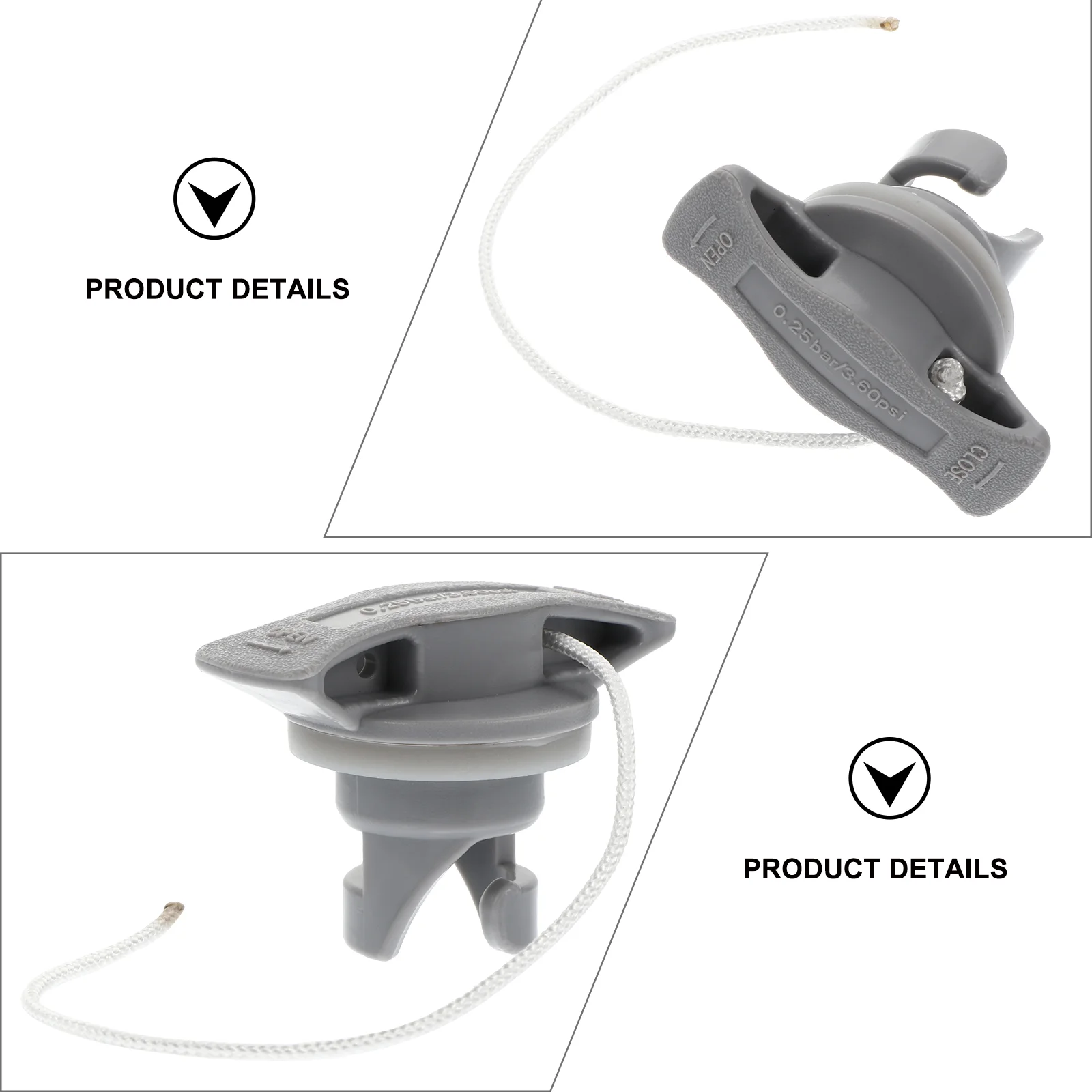 4-х шт. крышка воздушного клапана для каяка адаптер надувной лодки накачивания